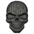 thumbnail image 1 of Teemous Skull Decals 3D Metal for Punisher Skull Car Side Fender Rear Trunk Emblem Badge Decals for Chrysler Grand Cherokee Wrangler Compass Cherokee,for Vehicle and Motorcycle (A Black), 1 of 10