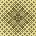 thumbnail image 1 of Ahgly Company Tapis d'Intérieur Lavable à la Machine, Carré, Transitionnel, Chêne Brun, Tapis de Zone, 6 Pieds Carré, 1 of 7