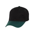 thumbnail image 1 of Casquette de Baseball Bicolore Ajustable, Noir/vert Forêt, 1 of 2