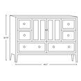 thumbnail image 4 of Imaginations Américaines  46.5 pouces W Vanity Base Blanc, 4 of 6
