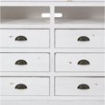 thumbnail image 4 of Progressive Furniture Willow 6 Wood Drawer Media Chest in Distressed White, 4 of 6