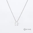 thumbnail image 1 of WINQ Solitaire Necklace 4 Prong Lab Grown Diamond 14K Gold, 1 of 5