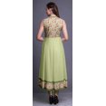 thumbnail image 4 of Bimba Robe Anarkali Jaune Pâle à Fleurs pour Femmes Kurti Imprimé Ethnique Indien Longue Kurta Robe de Soirée Grande, 4 of 6