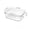 E3, variante sur Boîte de Rangement pour Tiroir de Bureau, Cuisine Compartimentée, Couverts, Papeterie Tri Petite Boîte, Cloison en Plastique Transparent pour Animaux