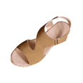 thumbnail image 1 of Sandals for Women, Wedge Heel Roman Style, Plus Size Comfortable, Spring Summer Trendy, Thick Sole, Breathable Fabric, 1 of 9