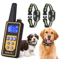 thumbnail image 1 of BEBANG Dog Training Collars for 2 Dogs, Dog Shock Collar with Remote 880yards, 3 Modes Waterproof, LED Light, USB,for Training Small Medium Large Dogs, 1 of 8