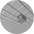 thumbnail image 1 of Ahgly Company Machine Washable Indoor Square Transitional Gray Area Rugs, 3' Square, 1 of 7