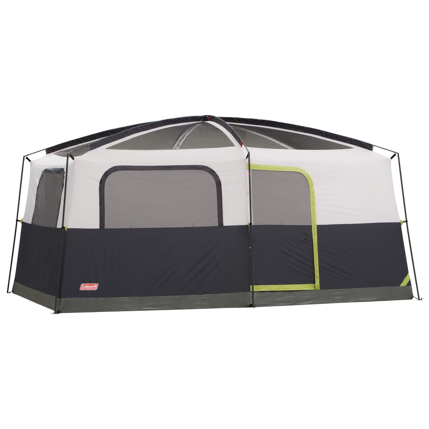 Coleman 9-Person Prairie Breeze Lighted Cabin Camping Tent