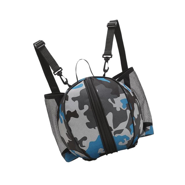 maytalsory Basketball Bag Backpack Waterproof Mesh Pockets for Football Volleyball blue