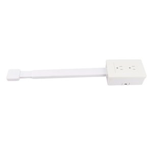 Adaptateur de prise tournante, Expandeur de socket de puissance, 3 Plongez la bande d'alimentation des sorties électriques, 22 à 34 Extension de pouce avec 180 Base tournante de degré
