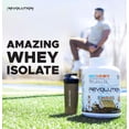 thumbnail image 4 of Revolution Nutrition, Iso Whey, Protein Powder 6LB, 100% Isolate Protein, 82 Servings, Lean Muscle Formula, Low Carb, Gluten Free, Iced Cappuccino, 4 of 8