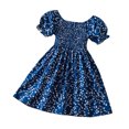 thumbnail image 1 of LOVZFMLL Jupe Princesse d'Été Sans Manches pour Filles, à Volants, en Dentelle, Col Rond, Broderie, en Maille, avec Nœud, 1 of 8