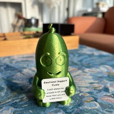 Dvkptbk Plastic Bitter Gourd Decoration Support Pickle Nuggets Cucumber The Cute Support Pickle Designed to Add of Whimsy and to Your Life Home Decor