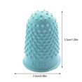 thumbnail image 3 of Fingertips Covers Anti-fingerprint Protector Heat Resistant Anti-skid Set Gloves Accessory for Elastic Sleeve Reading Money Counting Green XL, 3 of 6