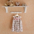 thumbnail image 2 of Miangastore Mini Clothes Rack White Plastic For Birthday Gift 100Pcs 2.2x1.2x0.04In, 2 of 9