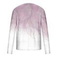 thumbnail image 5 of TIMIFIS Men's Print Graphic Optical T-Shirt Print Long Sleeve Daily Tops Basic Elegant Round Neck-PinkFall, 5 of 5