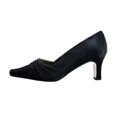 thumbnail image 3 of FLORAL Reina Chaussures Habillées en Satin pour Femmes à Largeur Grand, 3 of 6
