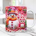 thumbnail image 5 of TIMIFIS Mug Lettering Christmas Mug Inflated Snowman Mug, Santa Mug Press Puffy 15oz 11oz Coffe Kitchen Appliances, 5 of 5