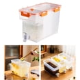 thumbnail image 4 of tredstone Household Cold Kettle With Faucet Fruit Teapot Water Bucket Water Jug Orange, 4 of 7