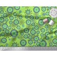 thumbnail image 2 of Soimoi Polyester Crepe Fabric Floral & Damask Ethnic Print Fabric by The Yard 42 Inch Wide, 2 of 3