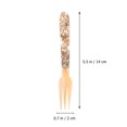 thumbnail image 2 of CIMAXIC Fourchette en Forme de Conque Exquise pour Fêtes et Festivals, 5.51"X0.79"X0.28 Pouces, 2 of 4