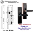 thumbnail image 2 of Electronic Lock Bluetooth Smart Door Lock Fingerprint Lock Password IC Card Key For Smart Home ,Integrated Smart Home, 2 of 5