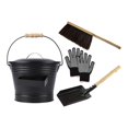 thumbnail image 2 of Elodie Ensemble d'Outils de Nettoyage de Cendres de Cheminée Résistant à la Chaleur Seau Pelle Brosse Gants, 2 of 8