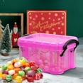 thumbnail image 4 of Candy Color Mini Storage Box with Lock - 0.14L Transparent Acrylic Jewelry Organizer, Portable Small Glove Box for Cosmetics & Office Supplies, 4 of 6