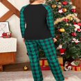 thumbnail image 4 of Family Matching Christmas Pajamas Set Holiday Elf Sleepwear  PJS Set for Couples, 4 of 7