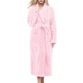 thumbnail image 1 of 2025 Robes for Women Long Women 4X Robe Cotton Cloth Robes for Womens Wraps and Shawls with Pockets Women Plus Size Bathrobe Women's Robes Plus Size Women's, 1 of 4