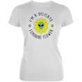 thumbnail image 1 of Halloween Je Suis une Fleur Féminine Délicate T-Shirt Doux Juniors Alien, 1 of 1