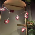 thumbnail image 3 of Offres à Moins de 20 Dollars! Lisbinx Décorations de la Saint-Valentin à Moins de 5 $ Guirlandes Lumineuses en Forme de Cœur en Bois à DEL Guirlandes Lumineuses de la Saint-Valentin Décoration de Demande en Mariage Guirlandes de Modélisation Cœur d'Amour Guirlandes Lumineuses à Piles Guirlandes Colorées, 3 of 5