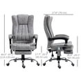 thumbnail image 3 of Vinsetto Executive Office Chair 6 Point Vibration Massage Desk Chair, 3 of 10