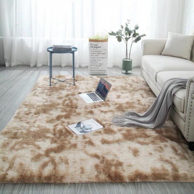 POINTERTECK Big Clearance! Long Plush Area Rug Ultra Soft Fluffy Washable Non-Slip Decorative Floor Mat For Living Room Bedroom Playing Room