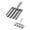 SilverD, variant on FoodMeatball Maker Tool Quadruple Kitchen Stainless Steel Spoon For Manual Meatball Lovers, 24.5x4 cm, SilverA