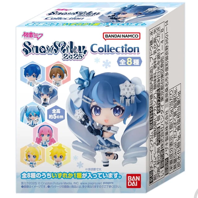 Bandai Collection Shokugan : Collection Vocaloid Snow Miku - 1 Figurine Aléatoire
