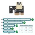 thumbnail image 4 of Guardoinrt Miner Computer PCI-E 1X to 16X Adapter PCI- Converter Extender Black 1Set, 4 of 6