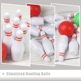 thumbnail image 3 of Quentinu 2 Ensembles de Mini Balles de Jeu de Quilles Modèle Simulé Accessoire de Maison Mini, 3 of 7