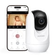 thumbnail image 1 of Momcozy Smart WiFi Baby Monitor, APP Control Baby Monitor with Camera & Audio, Danger Zone Alert, Motion & Cry Detection, 1080P Night Vision, 2-Way Talk, Photo & Video Recording, 1 of 10
