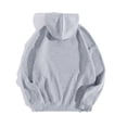 thumbnail image 3 of LUOGENLI Chandails à Capuchon pour Hommes Packers Los Angeles Hommes Femmes Lettre Graphique à Capuche Imprimé Col Rond Manches Longues Chandail Hauts Chandails à Capuchon pour Hommes Chandail 5TG Gris Taille TTG, 3 of 4