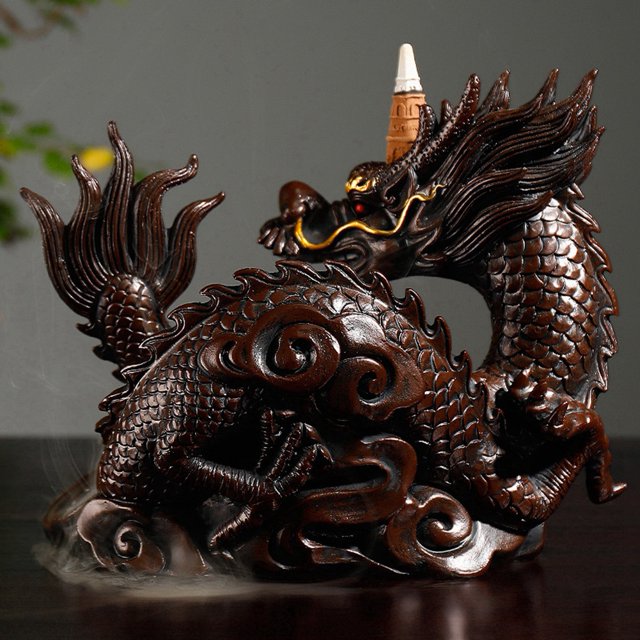 Incense , Home Ornament Decor Incense Holder, Dragon Shape Distinctive Ornamental For Decoration