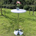 thumbnail image 3 of ORUYROP 2-Pack Cocktail Round Table Topper Cap Spandex Fitted Stretch Cocktail Tablecloth Tight Stretchable Elastic for Weddings Banquets Events Parties Restaurants(Size:60cm,Color:White,), 3 of 7