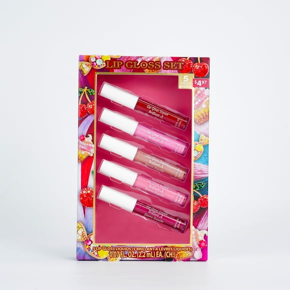 5-Piece Lip Gloss Gift Set for Her