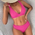 thumbnail image 1 of zanvin Womens High Waisted Bathing Suits Bikini Sets Two Piece Swimsuits,Hot Pink,S, 1 of 6