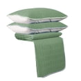 thumbnail image 2 of Chmadoxn Bedspread & Coverlet Sets Natural Emulsion Mattress Topper Layer Of Emulsion Foam Breathable Responsive Support Three-Piece Set Sheets Plus Two Pillowcases latex bed cover, 2 of 9