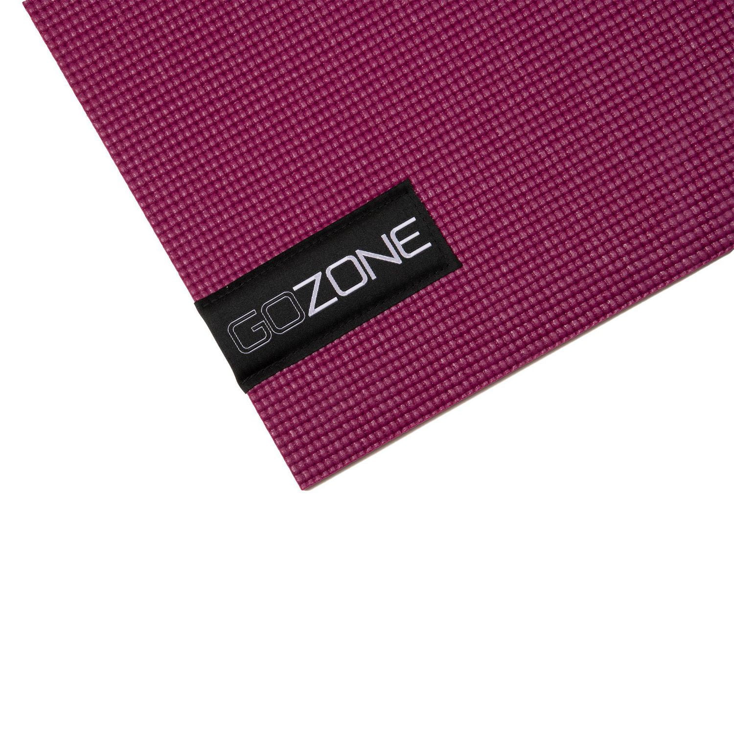 GoZone TAPIS DE YOGA EN MOUSSE À MÉMOIRE DE FORME, Bordeaux