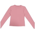 thumbnail image 4 of Haut Mode Ample Col Rond - Couleur Unie, Manches Longues, Nylon Spandex, pour Décontracté, Quotidien, Bureau, 4 of 4