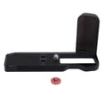 thumbnail image 2 of Handgrip L Shape Grip for XM5 Camera, Built in Quick Release Plate for Arca, Wooden Side Handle, 1/4" 20 Thread Hole, Cold Shoe, with Shutter Buttons, 2 of 7