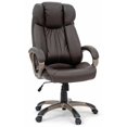 thumbnail image 2 of Sauder Chaise Pivotante Exécutive en Cuir Gruga Marron, 2 of 3