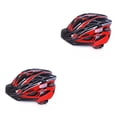 thumbnail image 1 of ZheElen PC Confortable Vélo pour Hommes - Léger Résistance à l'Air Réduite Résistance aux Impacts Réglable Sans Fardeau Conduite Noir Rouge 2 Ensembles, 1 of 6